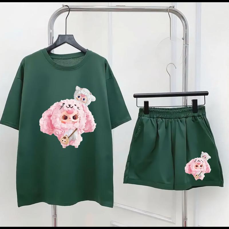 Product Introduction of Sét Bộ Đùi nữ In Hình 5Đ baby Thery from Rộng Dáng Xuông Co Dãn 4 Chiều Giặt Tay Quay Máy Thoải Mái - Áo Nữ - Women 4