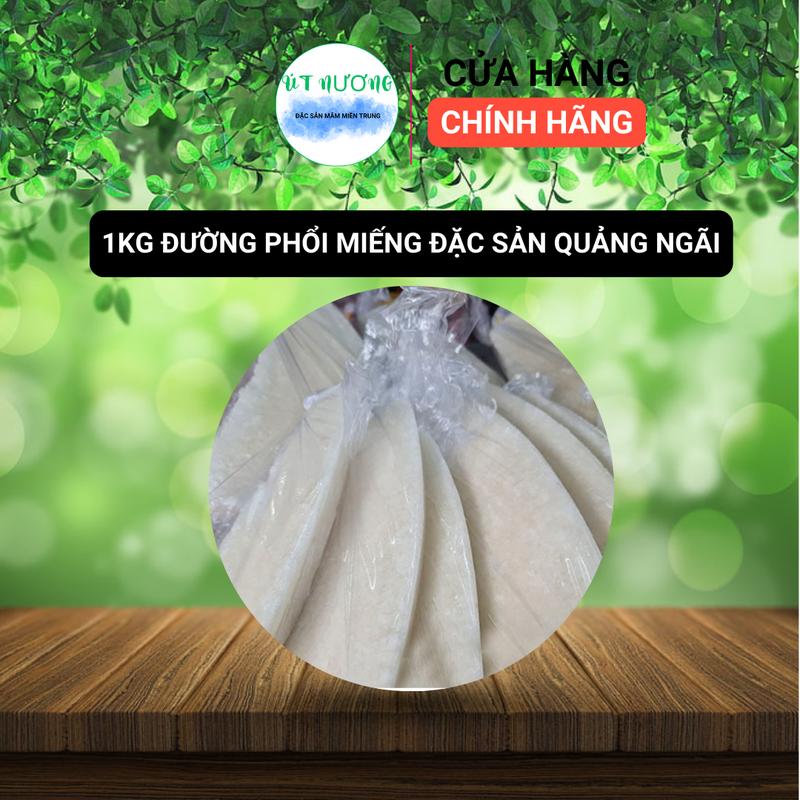 Đường Phổi Trắng Quảng Ngãi - Đặc Sản Nổi Tiếng 1Kg - Ngọt Thanh Từ Đường Mật Mía