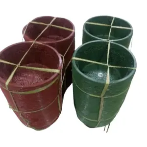 Keranjang Penyimpanan Plastik Wakul Nasi, Wakul Hajatan, Besek Plastik, Ceting Plastik, dan Wakul Bulat - 100 Pcs Buah