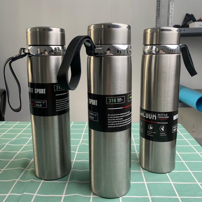 Bình nước Giữ Nhiệt cao cấp Vacuum Cup dung tích 1000ml chất liệu inox 316 an toàn