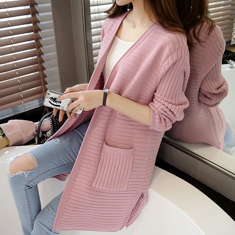 Áo len cardigan nữ, áo khoác len cardigan dáng dài sẻ tà kiểu dáng basic chất len mềm mịn co giãn thoải mái mã  A0232