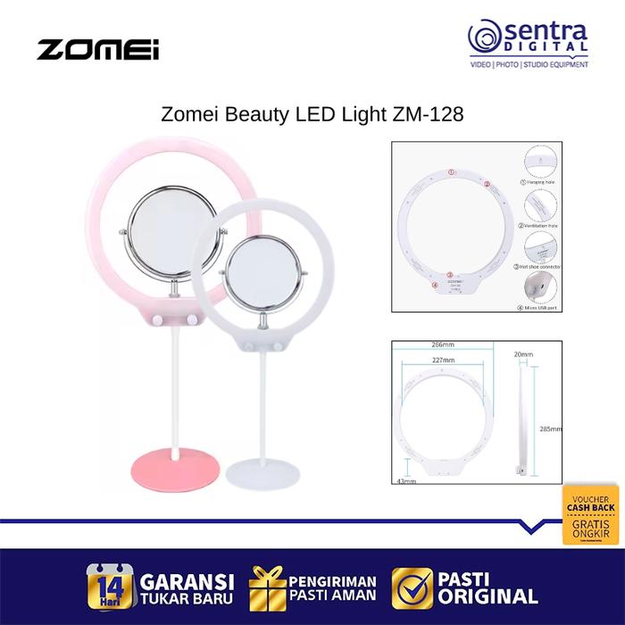 Gambar ZOMEI ZM-128 Beauty LED Light Ring Lamp dari Sentra Digital Kota Surabaya Tokopedia