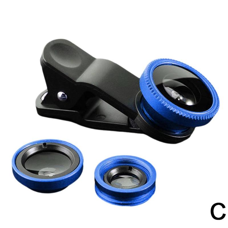 Product Introduction of 3 In1 Fisheye Phone Lens 0.67X Wide Angle Zoom Fish Eye Macro Lenses Camera Kits With Clip Lens R0S7 20