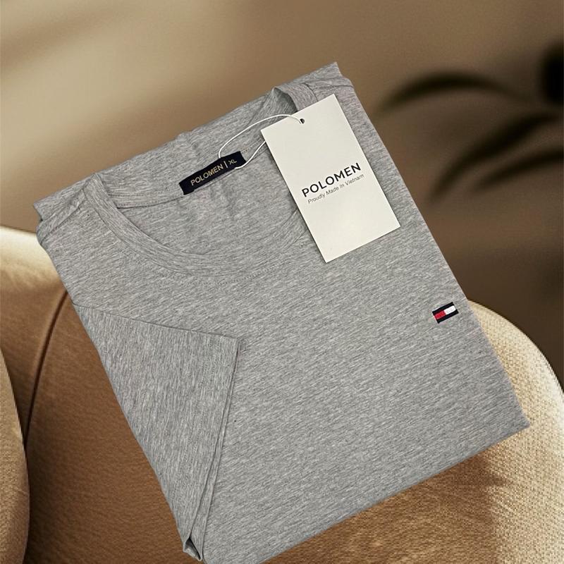 ￼Áo thun nam cổ tròn POLOMEN vải cotton 100% với nhiều màu mới trẻ trung. thanh lịch. 6