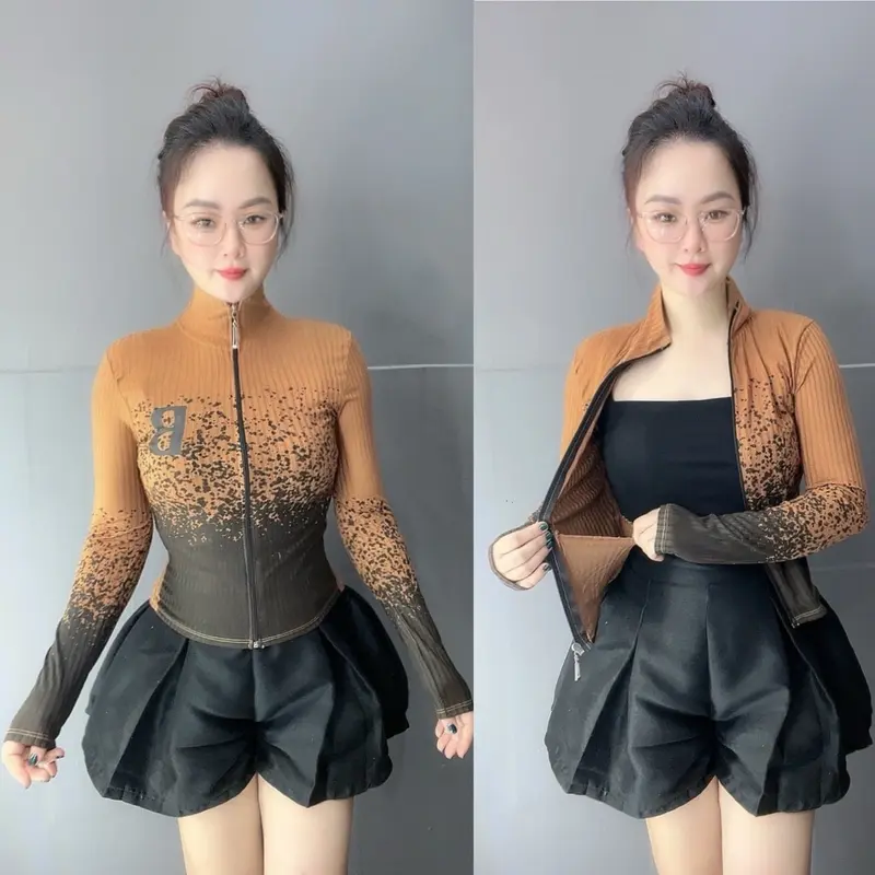 (3 ÁO 100k) Áo Khoác Loang Cổ Trụ Chữ B, Có Túi Trong Mã BL-12 6