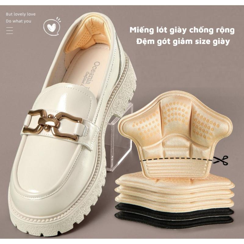 Miếng lót giày chống rộng, đệm gót giảm size giày. Chất liệu eva êm chân cao cấp