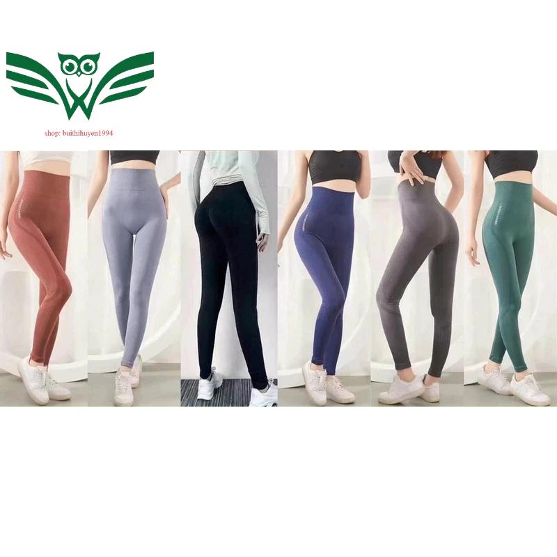 Hot - Quần tập gym, yoga legging cạp cao gen bụng Na.qui co giãn 4 chiều 2