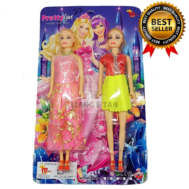 ( BISA COD ) PROMO Mainan Anak Perempuan 2 Pcs Boneka Pretty Girls / Mainan Anak SNI Murah 0
