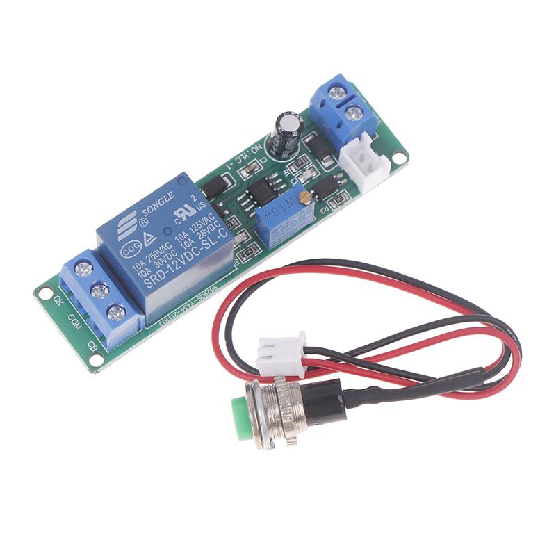 Product Introduction of DC 12V Adjustable Timer Delay Turn OFF Module Timing Relay Time Switch 1~10sec Delay Off Switch Module 17
