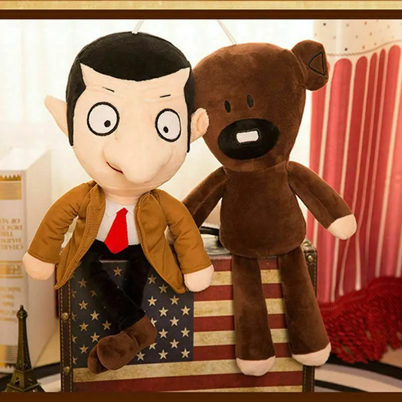 ToyGấu Bông Mr. Bean Trong Màng 30-40 M, Quà Tặng Em Bé, Chất Liệu Nhồi Bông Mềm Mại Thú Bông Đồ Chơi