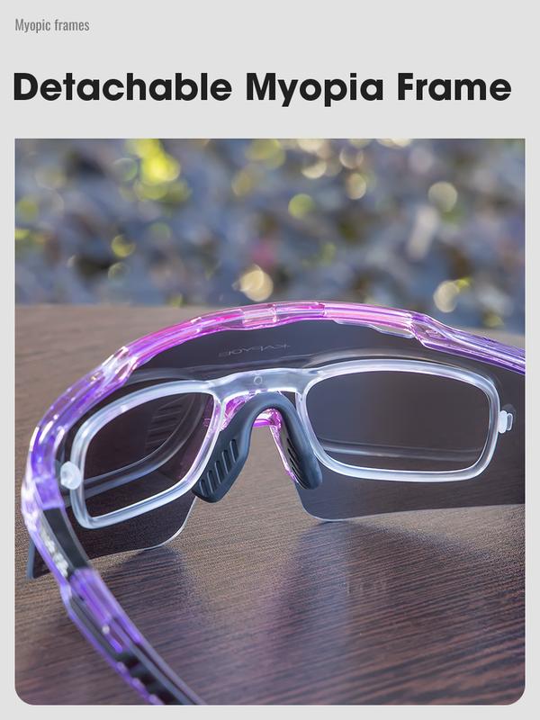 Product Introduction of KAPVOE Anti-fog Photochromic lenses Cycling Glasses Men Women UV400 Fishing glasses Outdoor Bike Riding Sunglasses Driving hiking Running Eyewear Sports Anti-fog Goggles 15