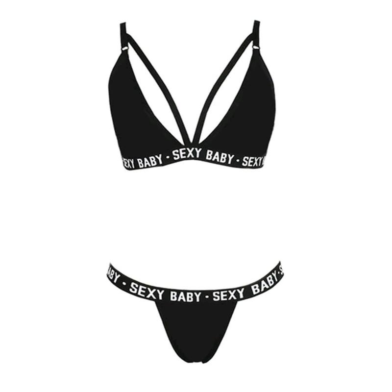 Finetoo  Swimsuit  Set Bra & Celana Dalam Wanita Set Bikini Wanita Pakaian Pc 3