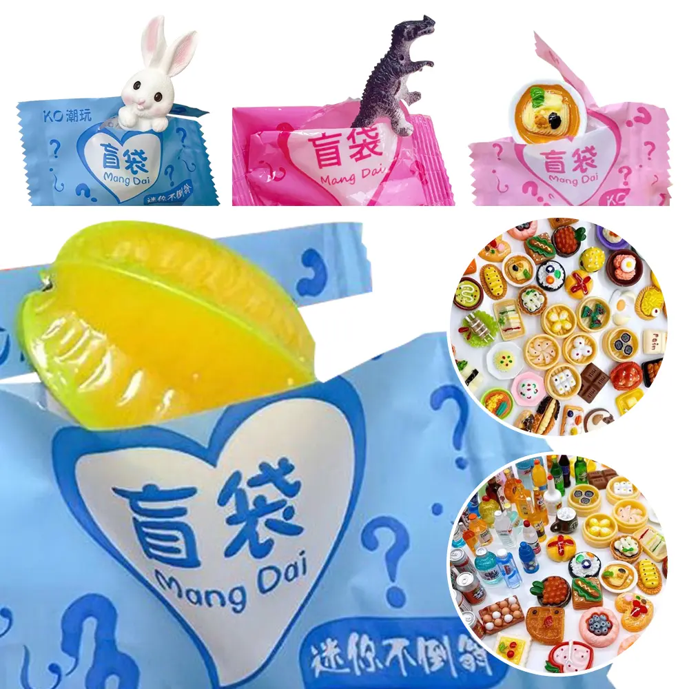 Cute Mini Independent Packaging Blind Bag Surprise Kawaii Animal Model Toy Rabbit Pig Blind Box Birthday Party Favors