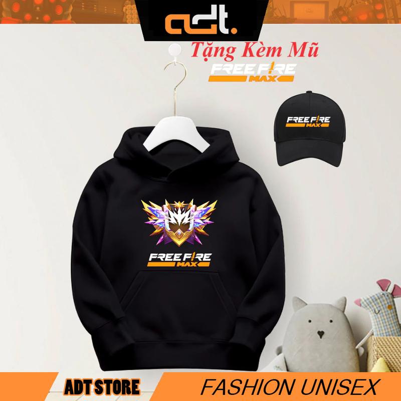 Áo khoác hoodie free fire [ TẶNG KÈM 1 NÓN ] rank cao thủ 0
