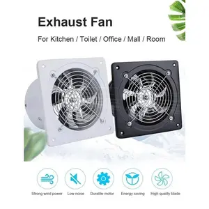 【COD】4Inch Exhaust Fan Dinding Kabel kawat tembaga Kipas Exhaust Ventilasi Dinding exhaust fan kamar mandi Booster Fan
