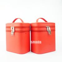 Gambar Tas Make Up / box makeup / Tas MUA / Makeup pouch Kulit PU - merah dari Snada Printing Kab. Bantul 3 Tokopedia