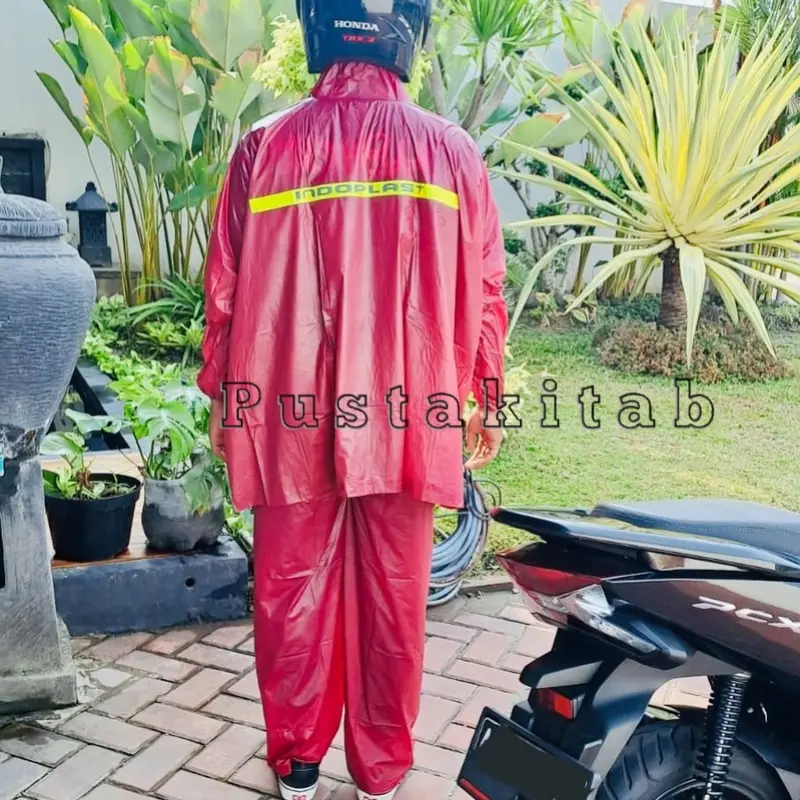 Jas Hujan Celana cowok cewek Tahan air 6