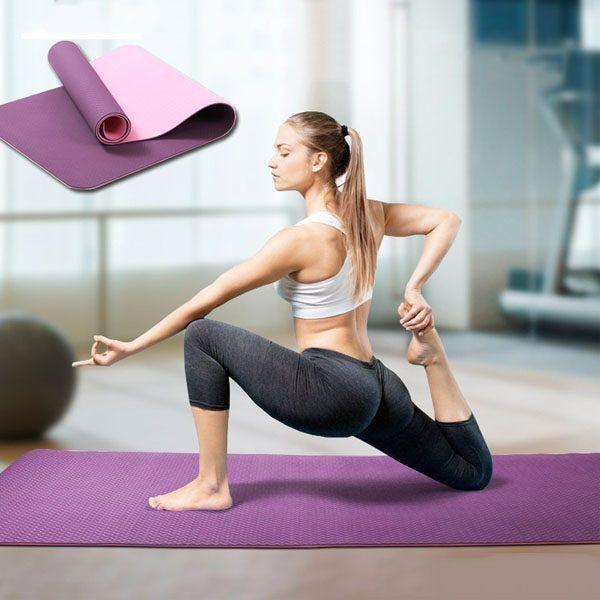 Product Introduction of Thảm Yoga TPE 2 Lớp 6mm Độ bám tay tốt ECO-FRIENDLY Tập Gym Sport 12