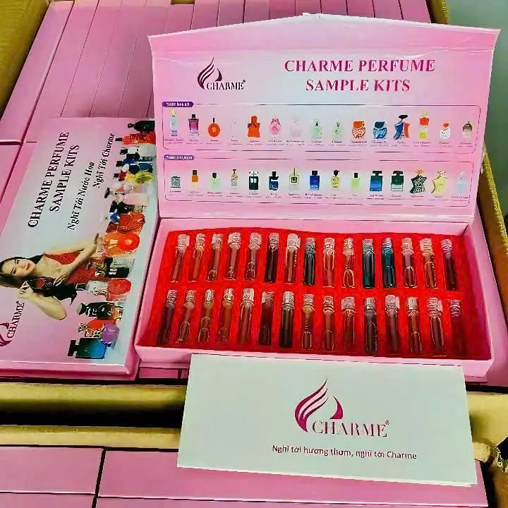 Bộ Test Nước Hoa Charme 30 Mùi Perfume Cosmetic 1