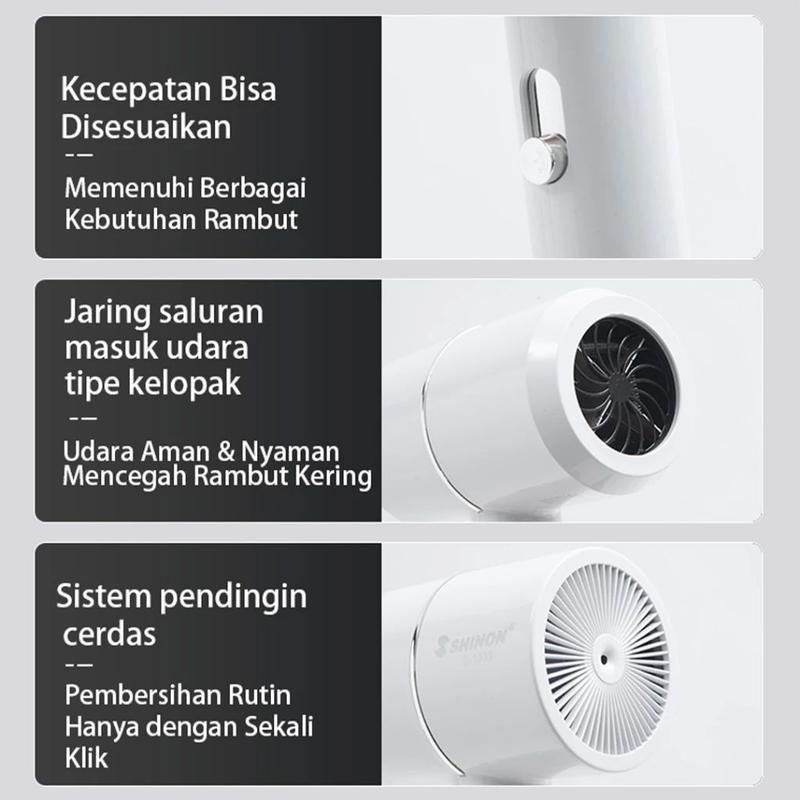 SHINON | Hair Dryer murah | Pengering Rambut | Melindungi Rambut dengan ThermoProtect Teknologi 1