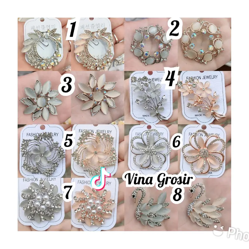 Bros Mewah dan Elegan Premium Eye Cat I Jarum 0