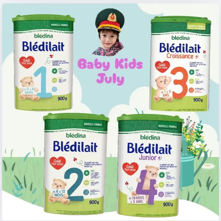Sữa Bledilait 900g Cho Bé Nhập Khẩu Chính Ngạch từ Pháp - DHA, Vitamin A,C,D, FOS/GOS, Không Gluten, Không GMO