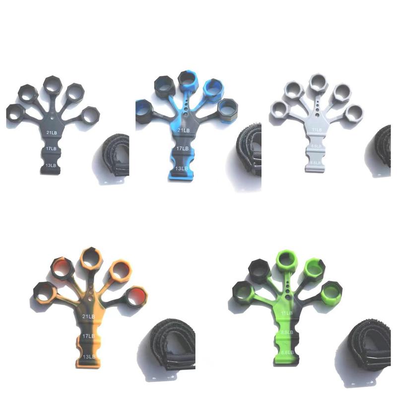 Product Introduction of Silicone 5 Finger Finger Trainer Wrist Chest Expander Shooting Brace Shooting Basketball Training Auxiliary Grip 1