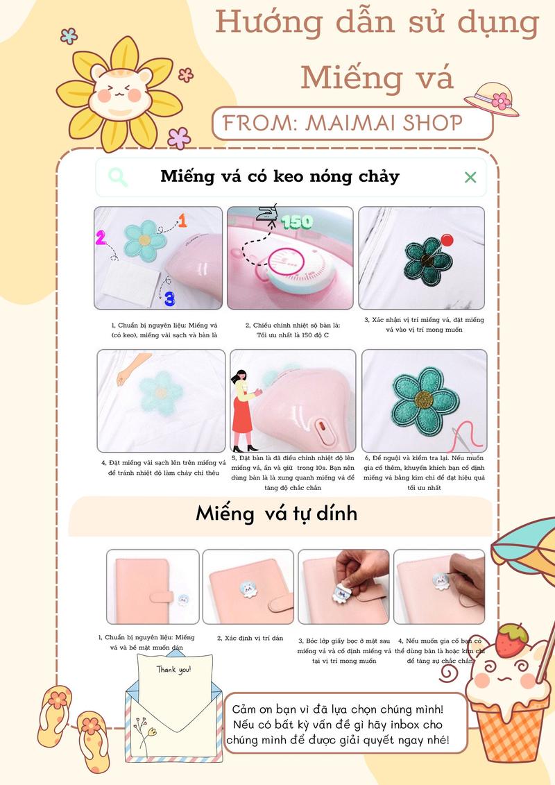 Product Introduction of Sticker, Miếng vá, trang trí dán,ủi,may lên quần áo, trang trí khăn, túi, điện thoại, notebook.. ( Mèo khoang) 41