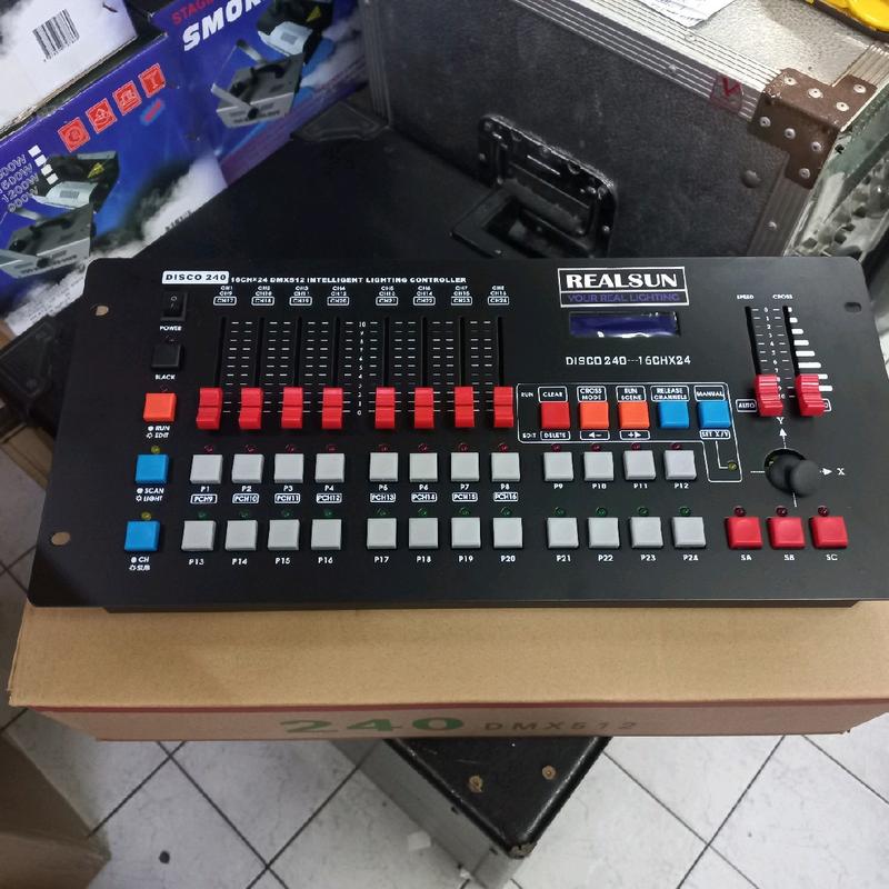 MIXER DMX DISCO240 MIXER PARLED BEAM MOVING HEAD LIGHTING 1