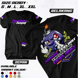 KI - Kaos Kata PASUKAN SENYAP /ATSAN PRIA WANITA /COTTON COMBED 24S TSHIRT - Kaos Distro Premium - Kaos Pria Wanita - Kekinian - Kaos Lengan Pendek