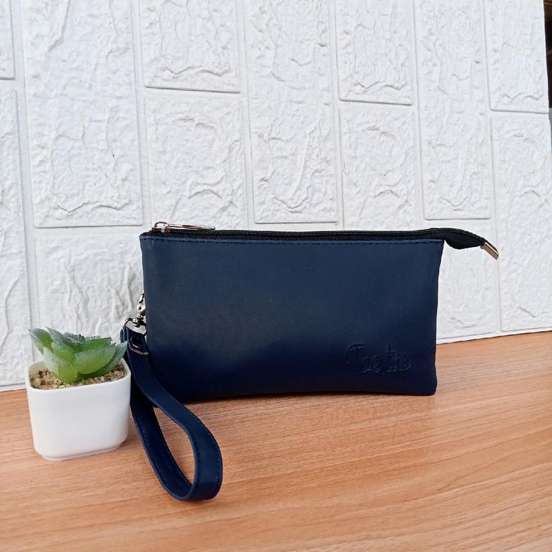 TERLARIS!!Pouch Livia by Toetas Cluth Dua Ruang Dompet hp Dompet murah Polos 3