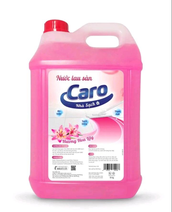 Product Introduction of Nước Lau Sàn Caro 9kg hương Quế,hương hoa lily,hương xả chanh,hương Bưởi,giúp sàn nhà sạch bóng thơm tho suốt ngày dài Làm Sạch 11