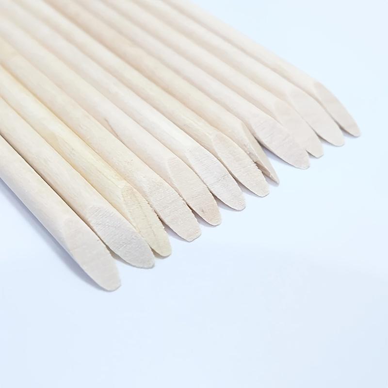 Product Introduction of 100pcs Double Sided Cuticle Pusher, Multifunctional Nail Art Wooden Stick, Nail Enhancement Tool, Dead Skin Push Double Headed Stick 14