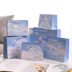 Paper Bag Astronot | Goodie Bag | Tas Souvenir | Tas Ulang Tahun