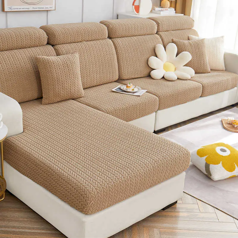 Modern Simple Universal Sofa Seat Covers Chaise Lounge Cover Corner Couch Cushion Slipcover Protector