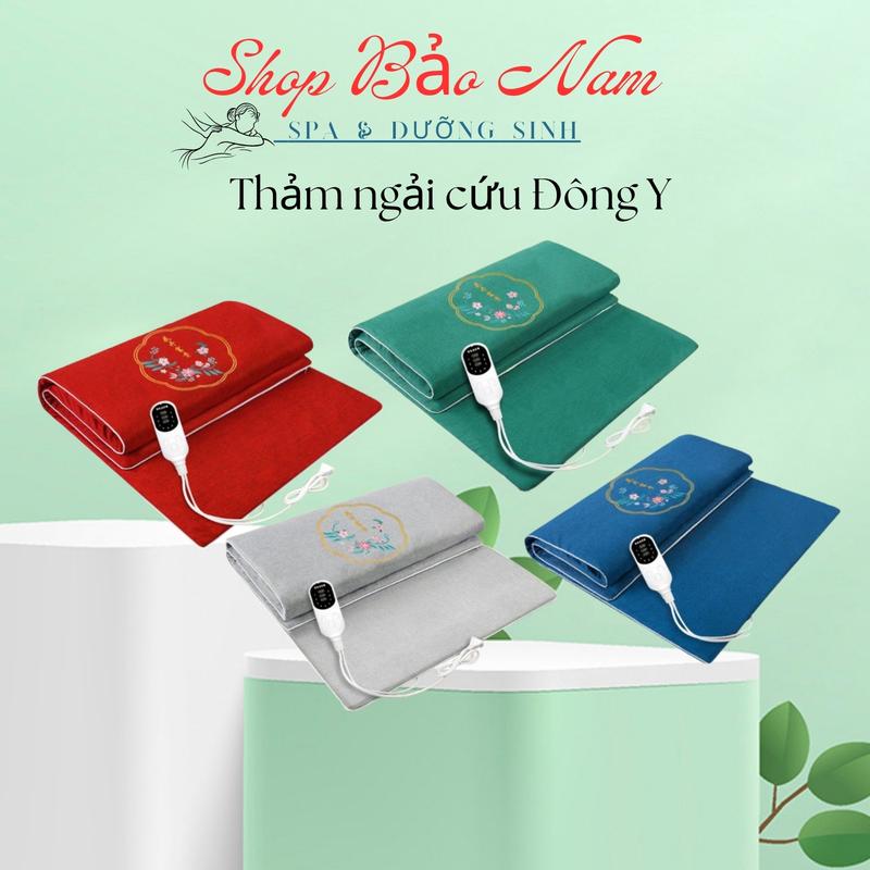 Thảm ngải cứu Đông Y - Đệm sưởi ngải cứu giúp massage thư giãn đả thông kinh mạch rất tốt cho sức khỏe Máy Massage