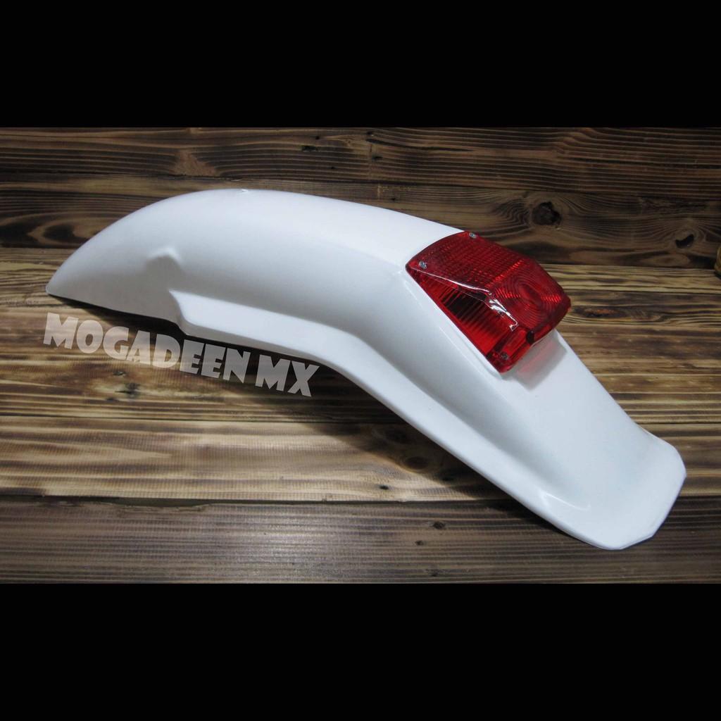 Spakboard Belakang Trail Model Vintage Jadul Klasik Suzuki TS125 TS 125 *Mika merah