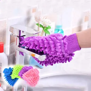 Yarra Kain Lap Microfiber Sarung Tangan Cendol Magic Cuci Mobil Motor Car Alat Pembersih MX-1072