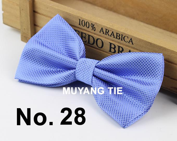 Product Introduction of $ Bow Tie Men's Polyester Jacquard Bow Tie Hidden Check Fine Texture Bow Tie Korean Style British Wedding Bow Tie 28