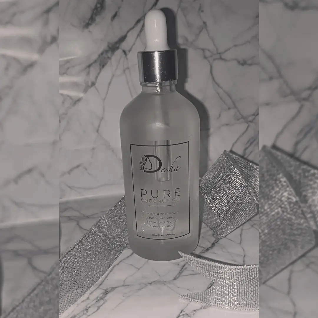 DESHA PURE COCONUT OIL.