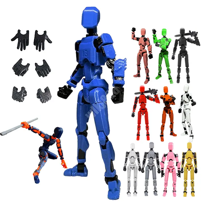 Robo13 Lucky 13 Action Figure Robo 13 Dummy 13 T13 Titan 13 Doll 3D Printed ...