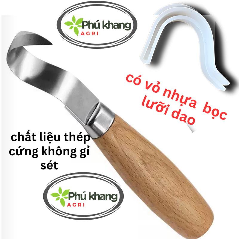 dao cạo vỏ cây. nạo vỏ cây ,Cây nạo. Cạo vỏ cây sầu riêng bị nấm bệnh xì mủ- dùng tay phải