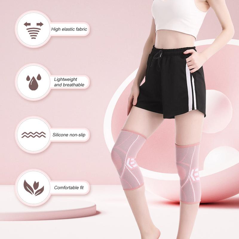 Product Introduction of 1Pair Knee Support Braces Elastic Nylon Sport Compression Knee Pad Sleeve For Fitness Running Cycling Basketball 6
