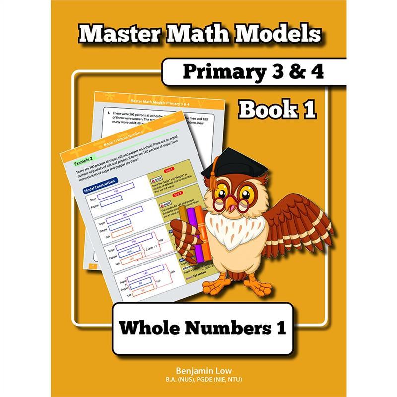 Master Math Models Primary 3 & 4 Book 1 Whole Numbers 1 Singapore ...
