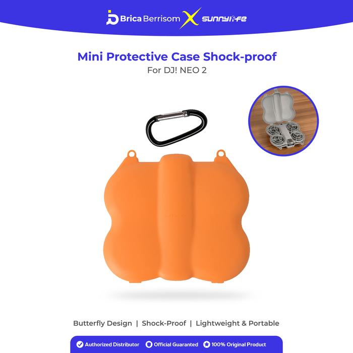 Gambar Sunnylife Mini Protective Case Shock-proof Portable Butterfly For DJ! NEO 2 Butterfly Storage Box Dust-proof Accessories Tas Drone Orange - NE2-SN129-C dari Brica Berrisom Kab. Tangerang Tokopedia