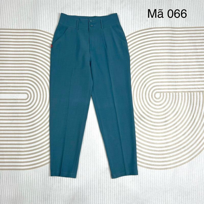 Quần âu dáng baggy mã 066 chất xước lạnh mềm mỏng nhẹ và mát thanh lịch cho nữ. THÀNH NAM 5