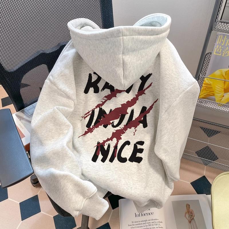 Áo Hoodie Nam và Nữ Form rộng có mũ Phong cách Hàn Quốc thời trang ấm áp-0636 hoodie