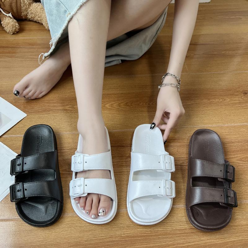 Dép Đi Trong Nhà Và Ngoài Trời, Hàng Mới Về Mùa Hè Cho Nam, Đế Mềm, Màu Trơn Cho Nữ, Dép Đi Biển Cho Nam, Cặp Đôi 0