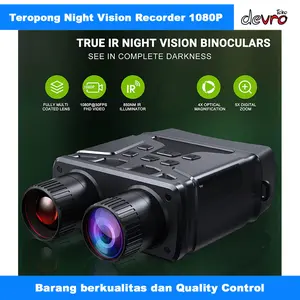 Teropong Binocular Night Vision Video Recorder 1080P 5x Zoom - Xiyear R6