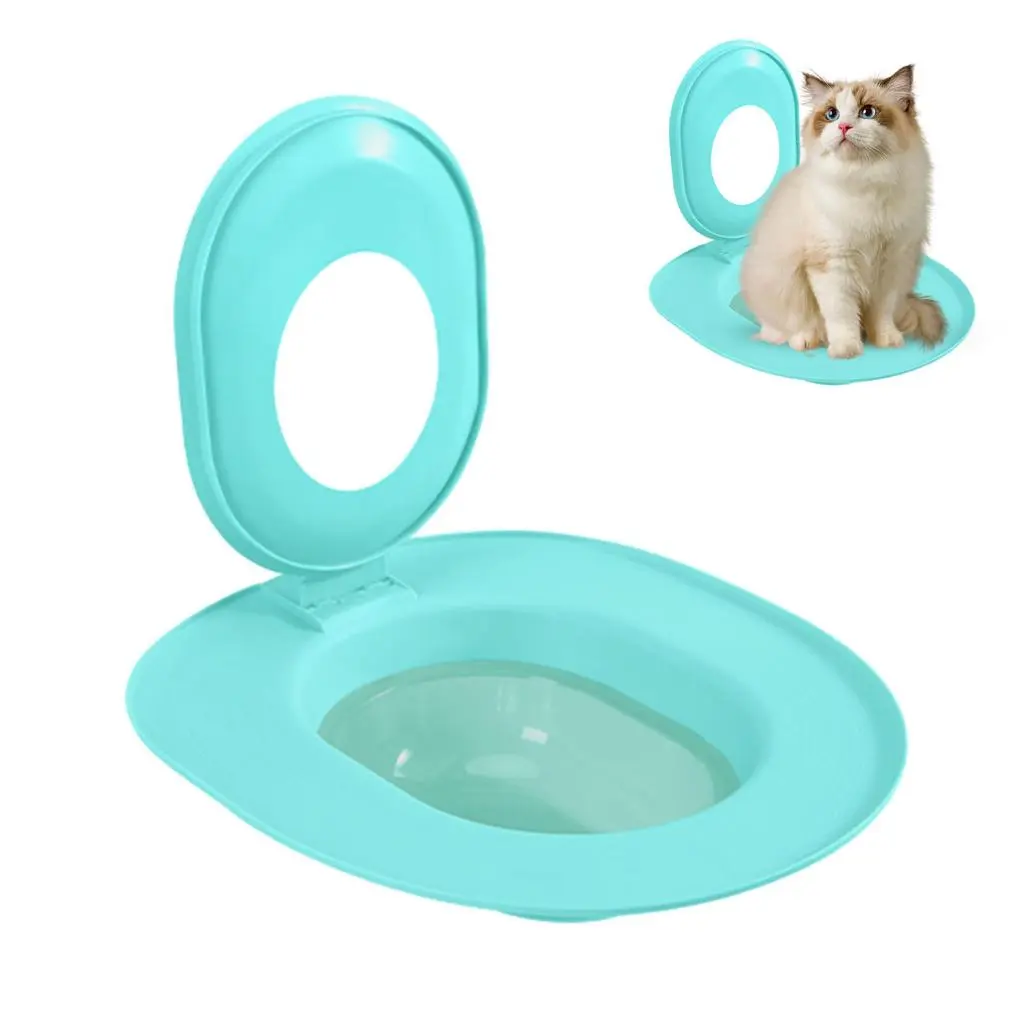 Daiditi- Cat Toilet Trainer Cat Toilet Seat for Training Easy-to-use Cat Toilet Training Kit for Clean and Convenient Pet Care